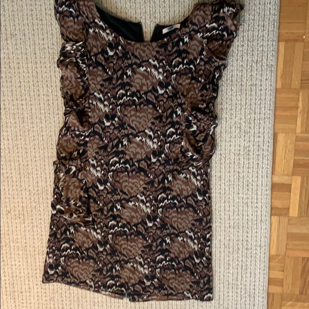 Jcrew Sample Sale Ruffle Dress - Picture 2 of 4
